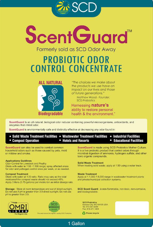 SCD ScentGuard, Odor Control